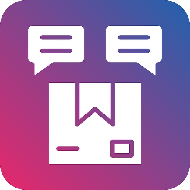 Estilo del icono de discusión de entrega