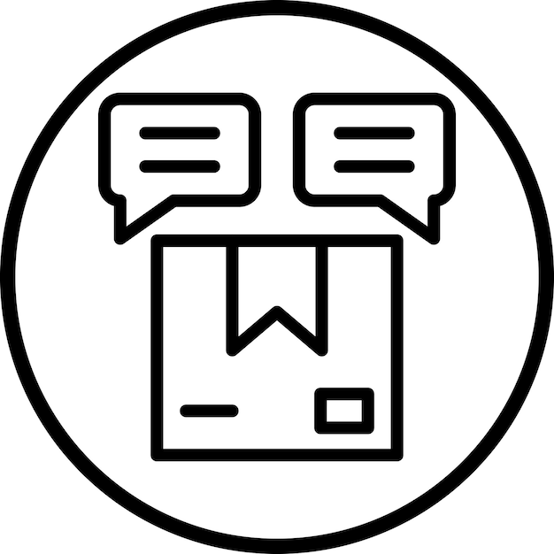 Estilo del icono de discusión de entrega
