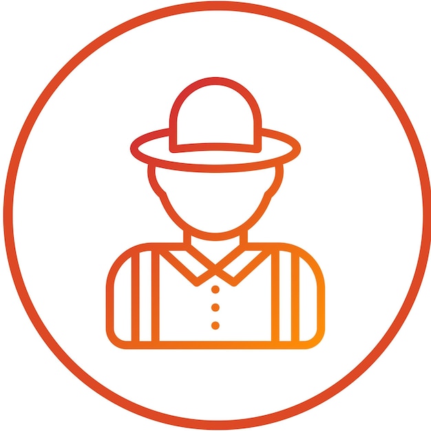 Estilo del icono del diseñador vectorial