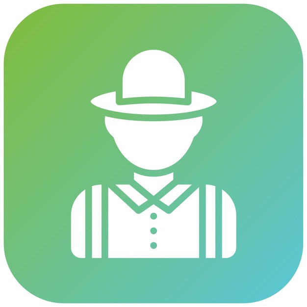 Estilo del icono del diseñador vectorial