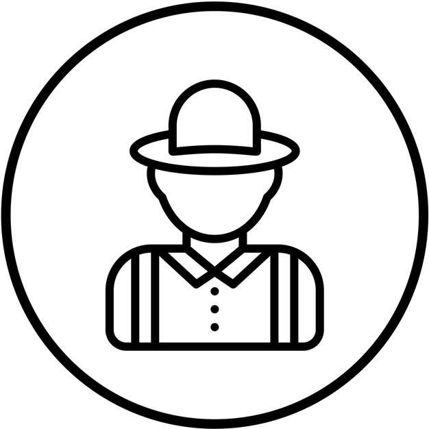 Estilo del icono del diseñador vectorial