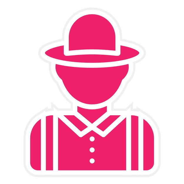 Estilo del icono del diseñador vectorial