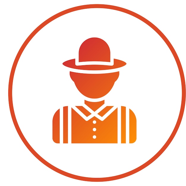 Estilo del icono del diseñador vectorial