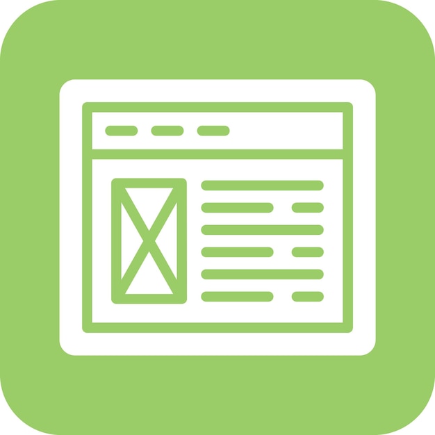 Estilo del icono del diseño del sitio web