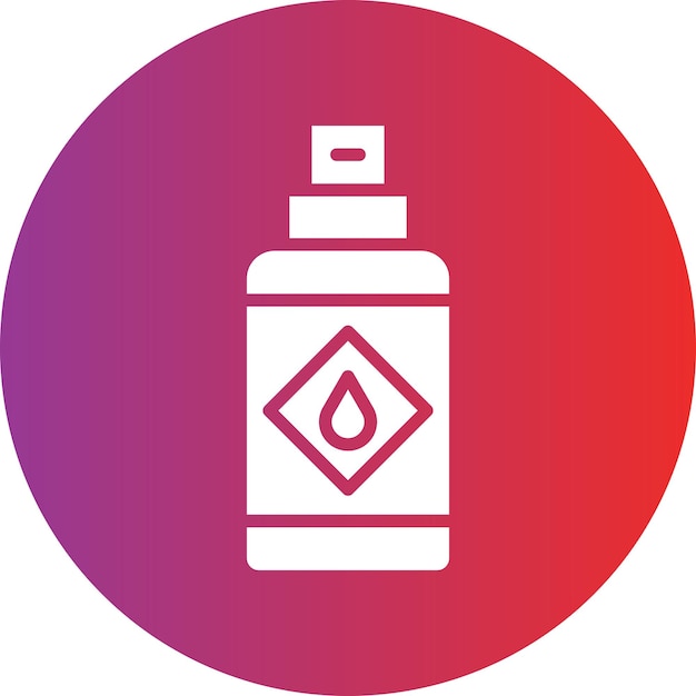 Estilo de icono de diseño vectorial de aerosol