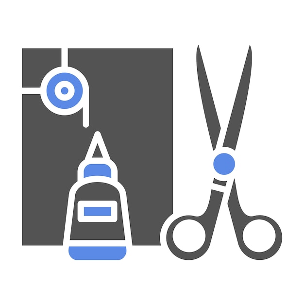 Estilo de icono de diseño vectorial de artesanía