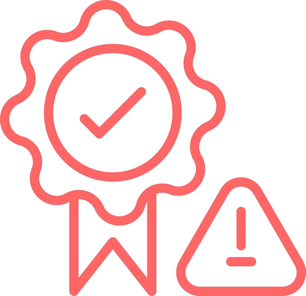 Estilo del icono de diseño vectorial de aseguramiento de riesgos