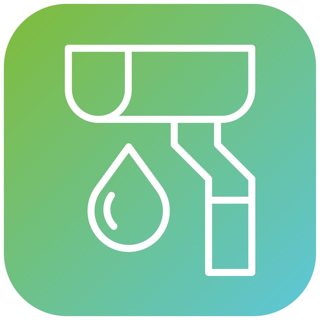 Estilo del icono de diseño vectorial de bajada