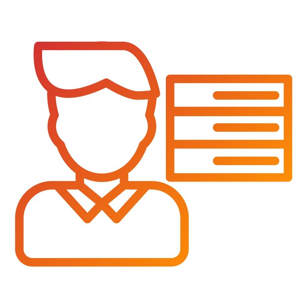 Estilo de icono de diseño vectorial de la biblioteca