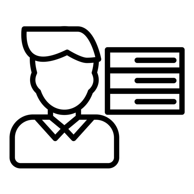 Estilo de icono de diseño vectorial de la biblioteca