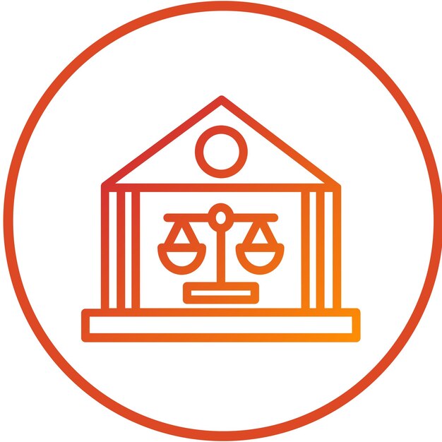 Estilo de icono de diseño vectorial de la cancha