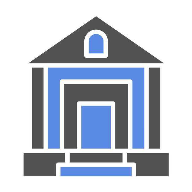 Estilo de icono de diseño vectorial de la cancha