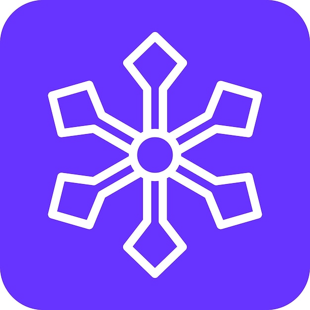 Estilo de icono de diseño vectorial de caos