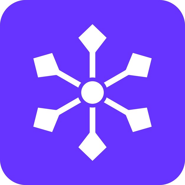 Estilo de icono de diseño vectorial de caos