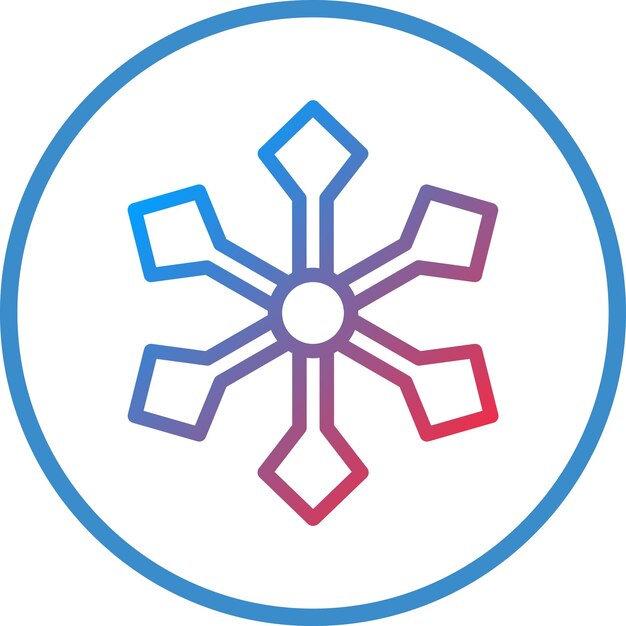 Estilo de icono de diseño vectorial de caos