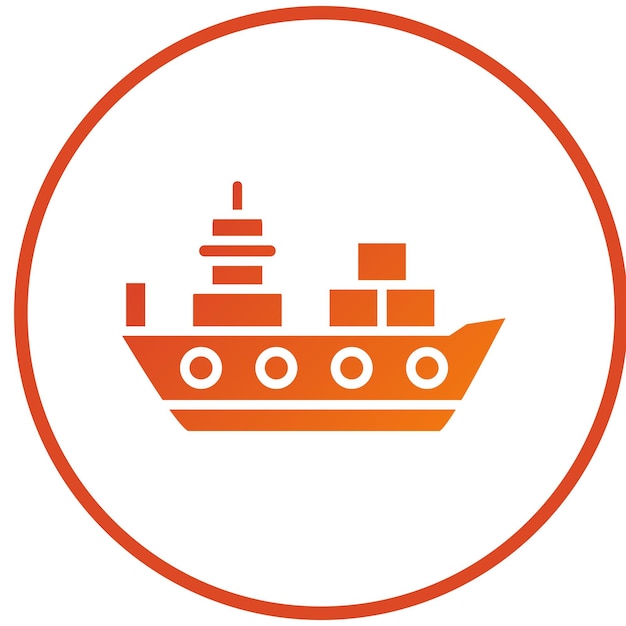 Estilo del icono de diseño vectorial de carga