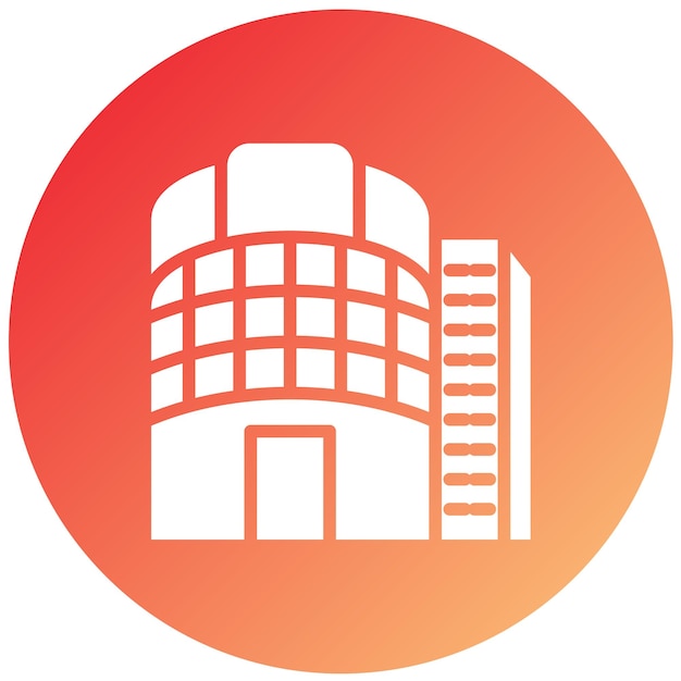 Estilo de icono de diseño vectorial del centro comercial
