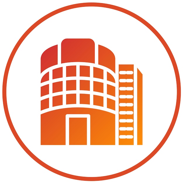Estilo de icono de diseño vectorial del centro comercial