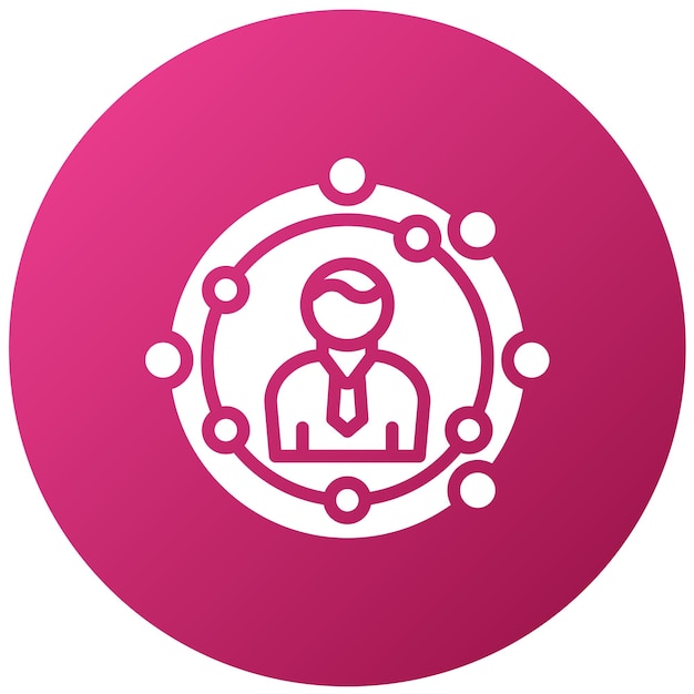 Estilo de icono de diseño vectorial CIO