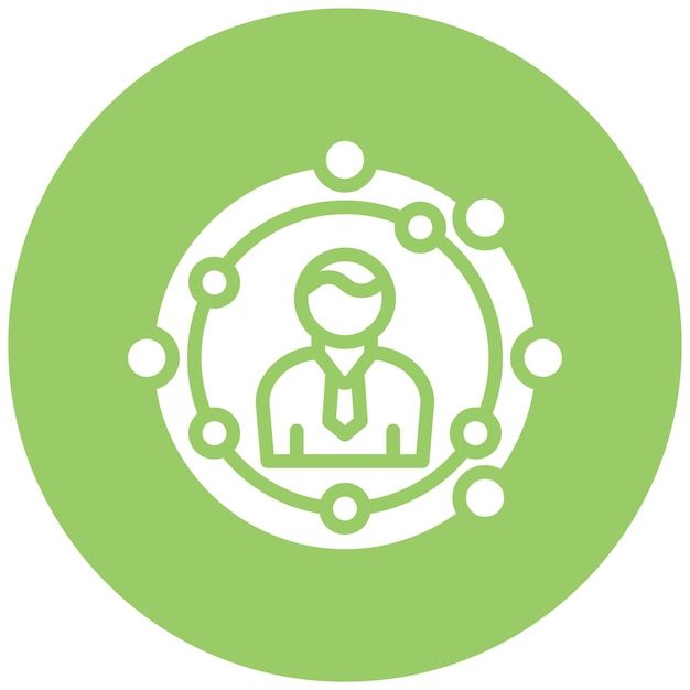 Estilo de icono de diseño vectorial CIO