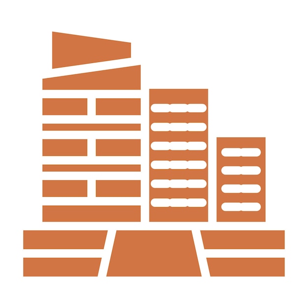 Estilo de icono de diseño vectorial de construcción