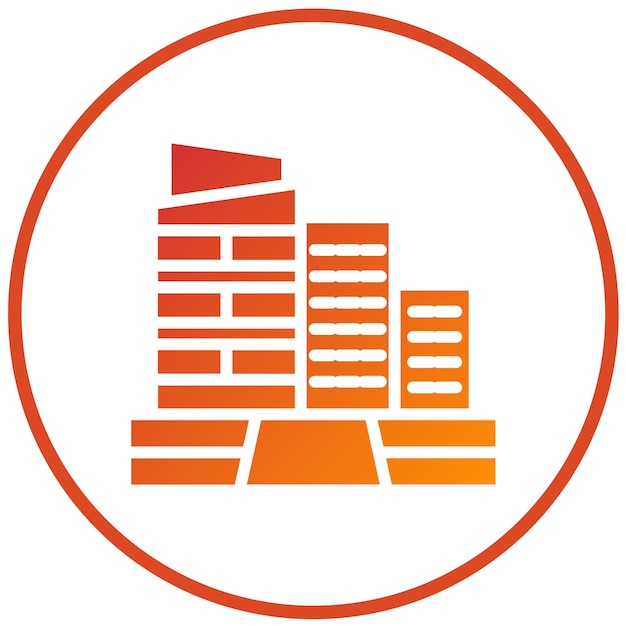 Estilo de icono de diseño vectorial de construcción