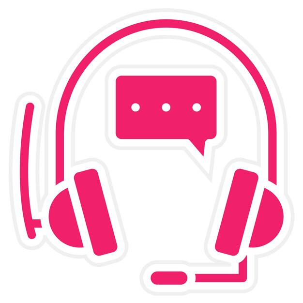 Estilo de icono de diseño vectorial de CRM