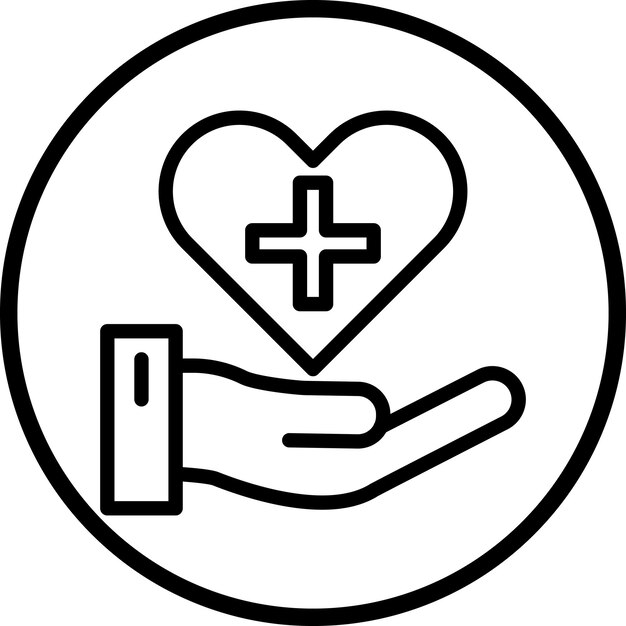 Estilo de icono de diseño vectorial para el cuidado de la salud