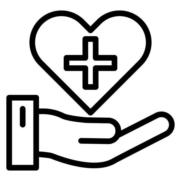 Estilo de icono de diseño vectorial para el cuidado de la salud