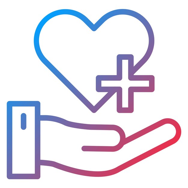 Estilo de icono de diseño vectorial para el cuidado de la salud