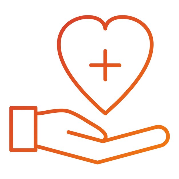 Estilo de icono de diseño vectorial para el cuidado de la salud