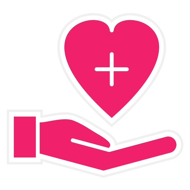Estilo de icono de diseño vectorial para el cuidado de la salud