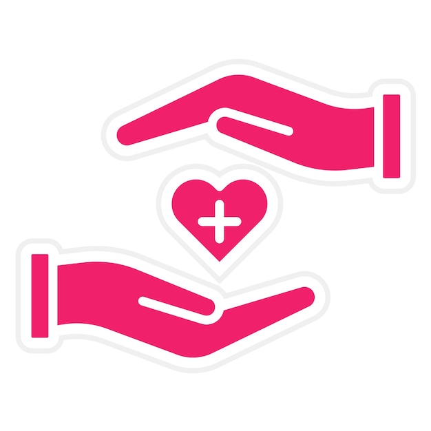 Estilo de icono de diseño vectorial para el cuidado de la salud