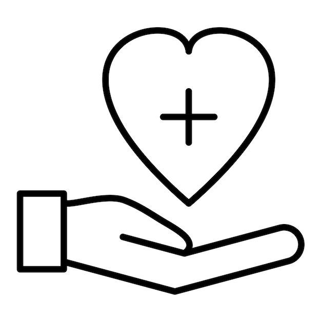 Estilo de icono de diseño vectorial para el cuidado de la salud