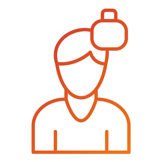 Estilo de icono de diseño vectorial de culpa