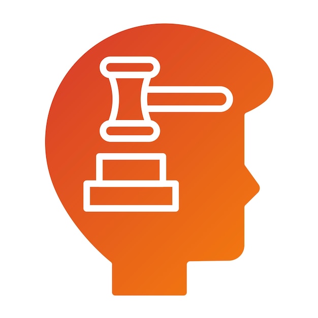 Estilo de icono de diseño vectorial culpable