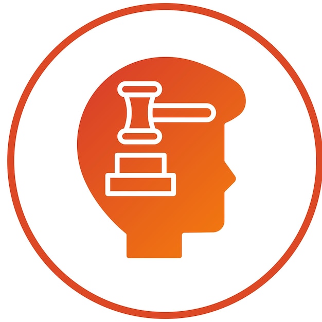 Estilo de icono de diseño vectorial culpable