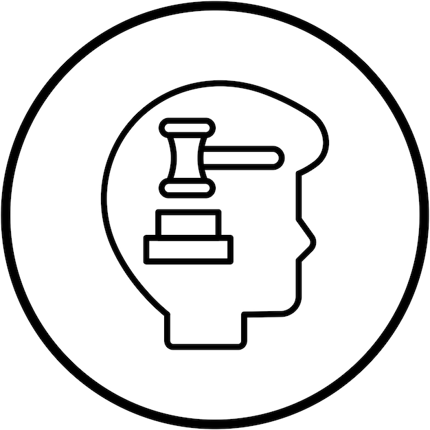 Estilo de icono de diseño vectorial culpable