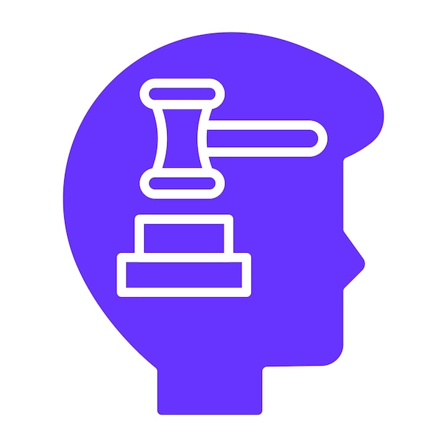 Estilo de icono de diseño vectorial culpable