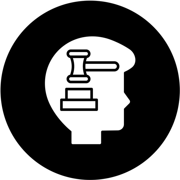 Estilo de icono de diseño vectorial culpable