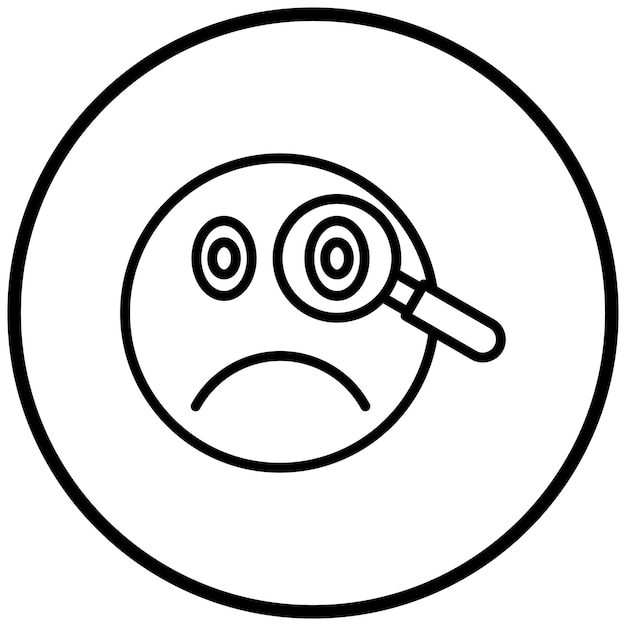 Estilo de icono de diseño vectorial de detective