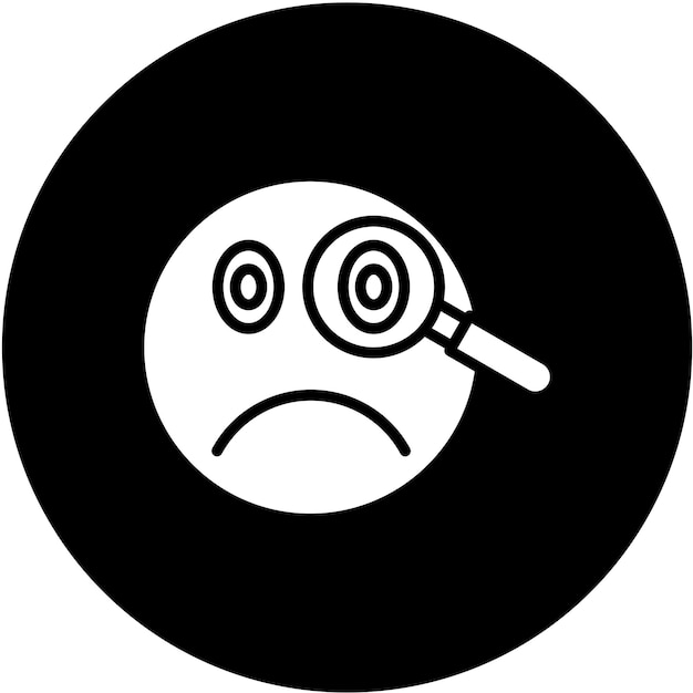 Estilo de icono de diseño vectorial de detective