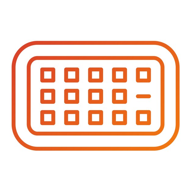Estilo de icono de diseño vectorial DVI