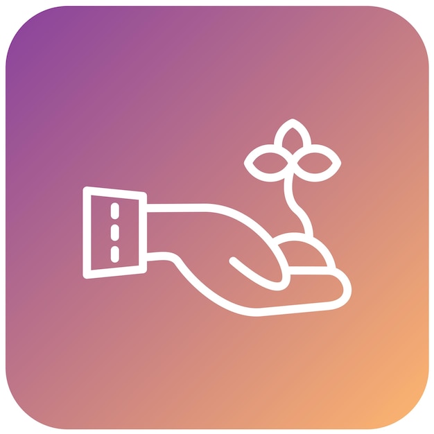 Estilo de icono de diseño vectorial Eco Trail