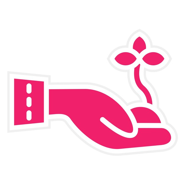 Estilo de icono de diseño vectorial Eco Trail