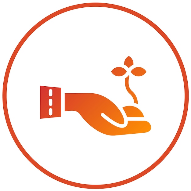 Estilo de icono de diseño vectorial Eco Trail