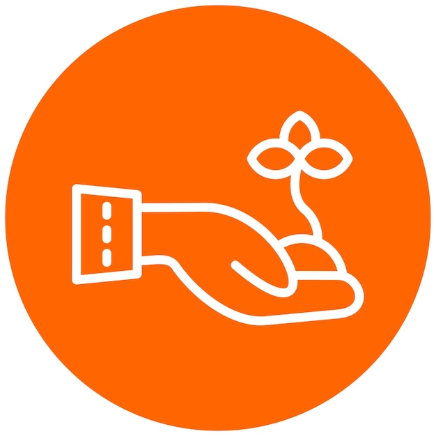Estilo de icono de diseño vectorial Eco Trail