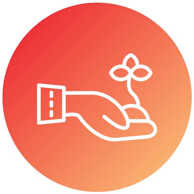 Estilo de icono de diseño vectorial Eco Trail