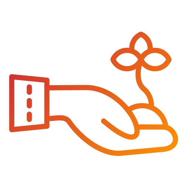 Estilo de icono de diseño vectorial Eco Trail