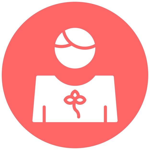 Estilo de icono de diseño vectorial Eco Volunteer